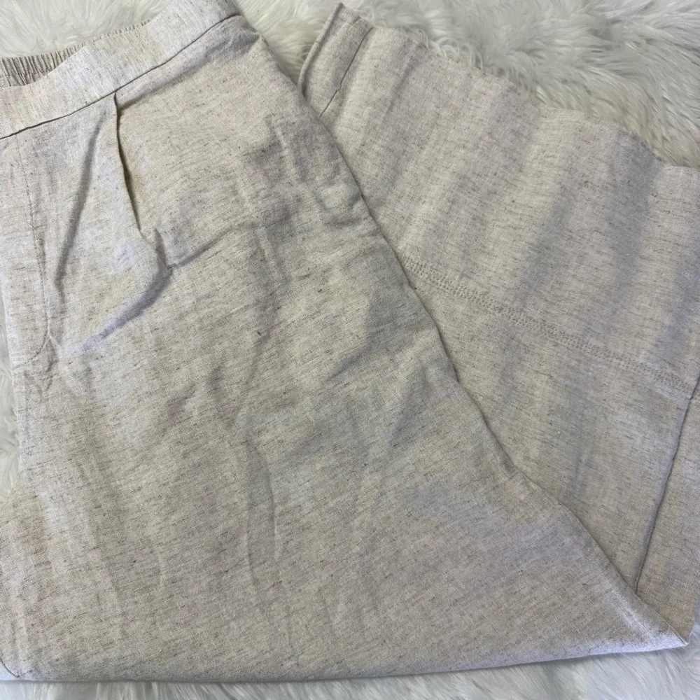 Banana Republic Linen Blend Wide Leg Pants – Size Large